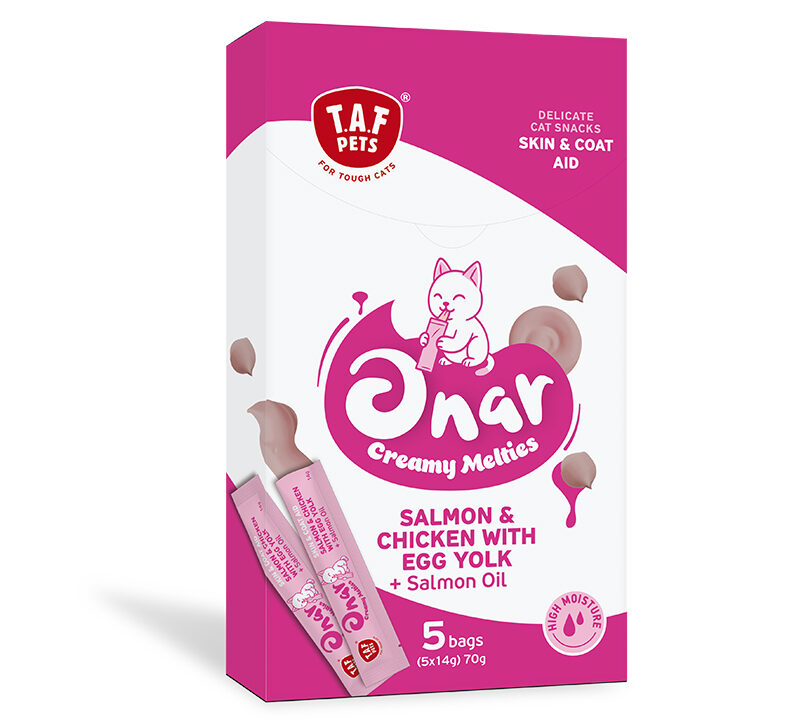TAF Pets - Salmon, Pule dhe e bardhe veze 70gr