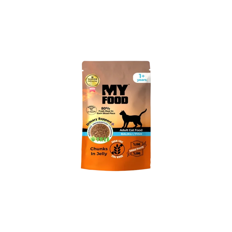 My Food Pouch per mace te rritura me peshk 85gr