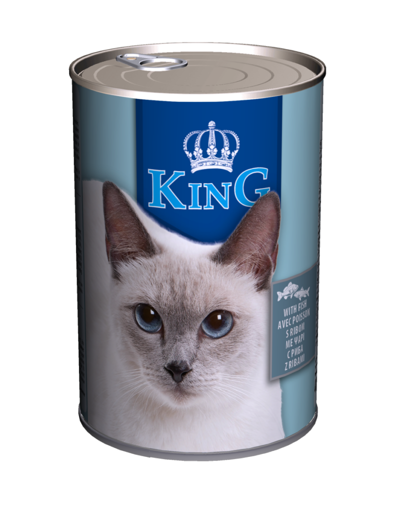 King Cat me Peshk 415gr